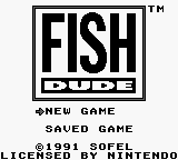 Fish Dude (USA) Title Screen